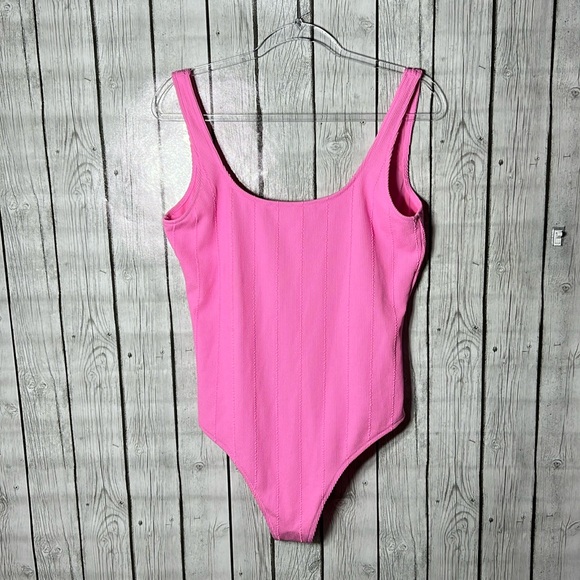 Aerie textured low back cheeky swimsuit size XL Long - Picture 2 of 14